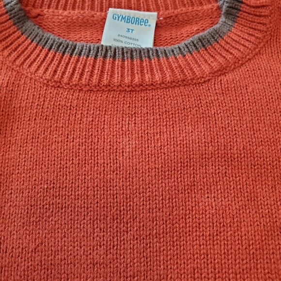 Gymboree Burgundy Dinosaur Sweater Sz 3T - Picture 4 of 6